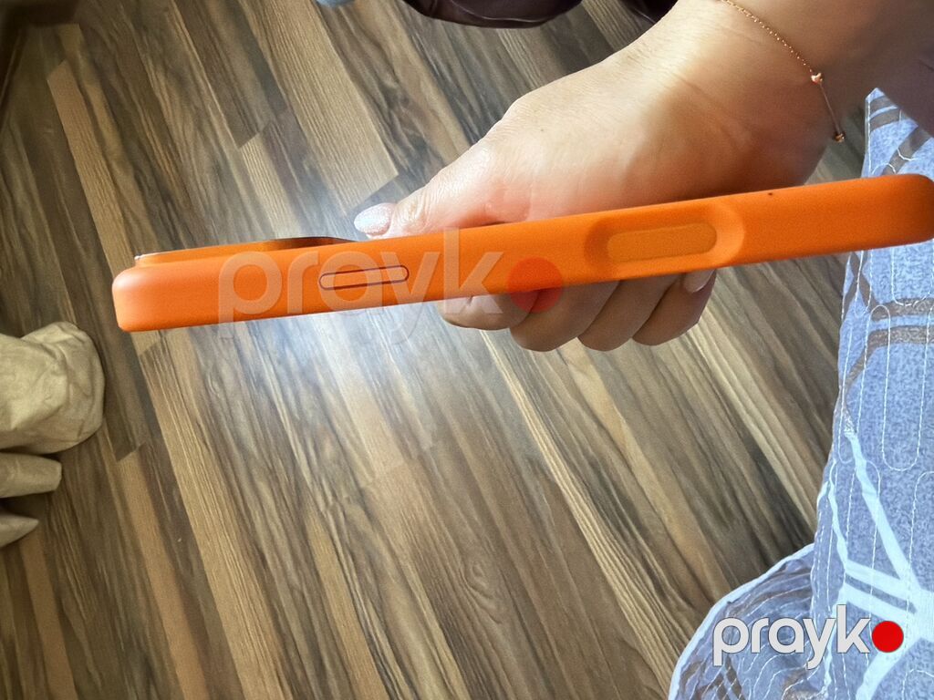 Məhsul: Narıncı silikon telefon qabı (KeepPhone Liquid Silicone — Çexollər, Gəncə (2)