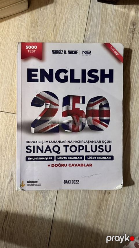 Məhsul: “English 250 – Sınaq Toplusu” (Nərgiz R. Nəcəf, NNR Academy) — Bakı
