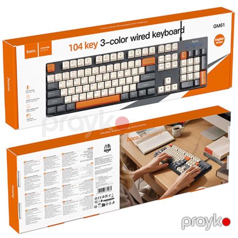 Hoco GM61 Murphy – Wired Keyboard (USB) — Bakı