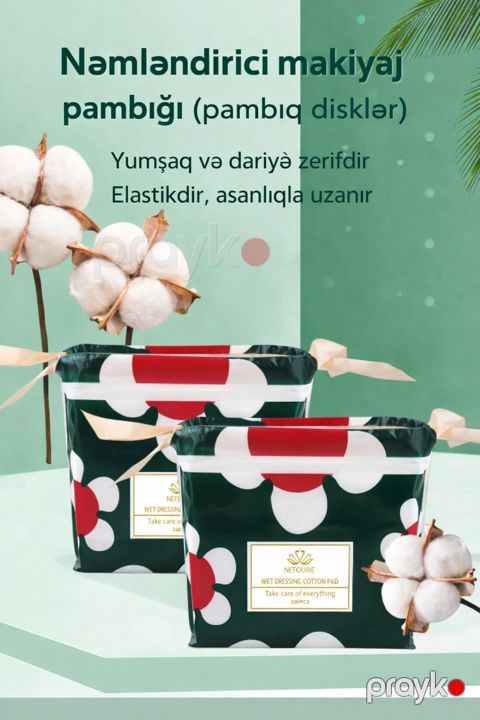 Makiyaj təmizləyici salfetlər Nefoume 240 əd — Bakı