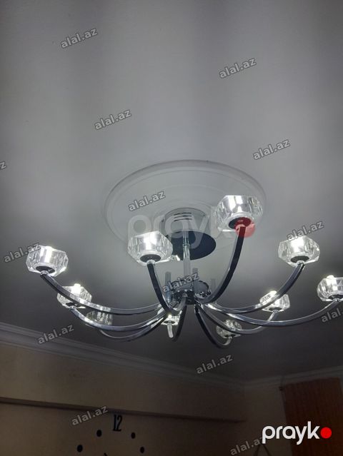 Led Çılçıraq, 4 və daha çox lampa, Metal — Bakı