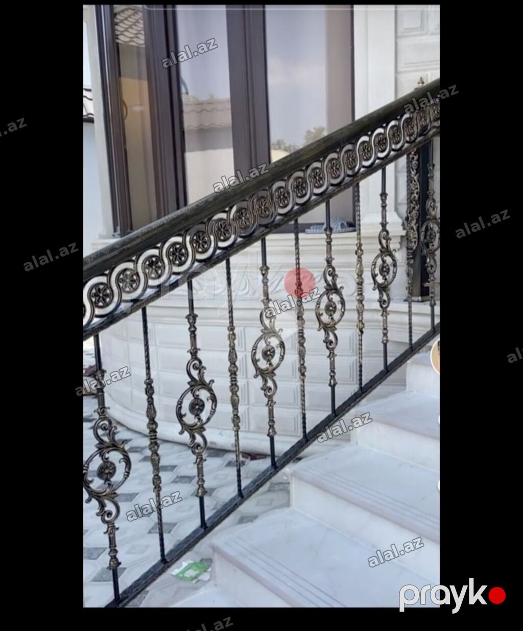 Balkon məhəccəri, Dəmir, Pulsuz çatdırılma — Təmir və inşaat, Bakı (3)