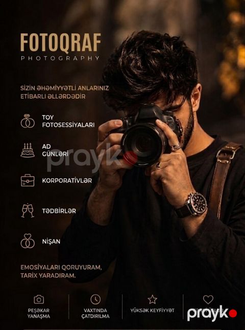 Foto və video çəkiliş xidməti