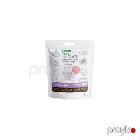 İtlər üçün məzə Nature's Protection Superior Care White Dogs, qızılbalıq ilə, 150 q — Bakı