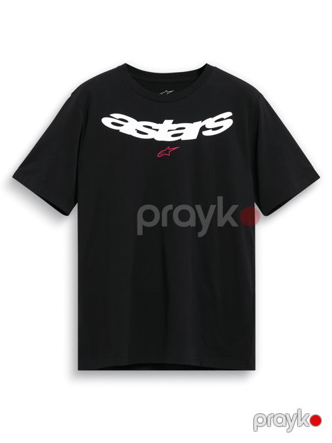 Kişilər üçün futbolka Alpinestars Elliptic CSF, qara, pambıq/poliester, ölçü M — Bakı