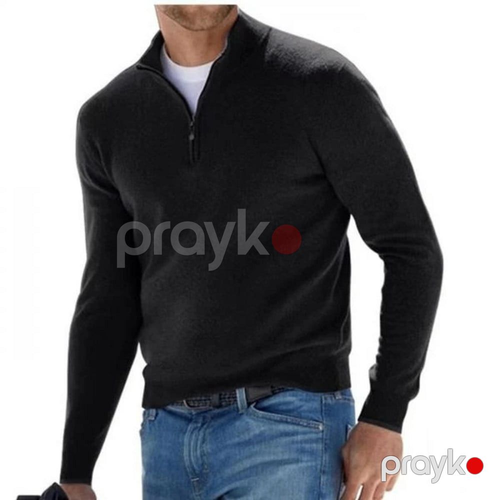 Kişilər üçün pulover 68-1216, qara, pambıq/poliester, ölçü 3XL — Mallar, Bakı (2)