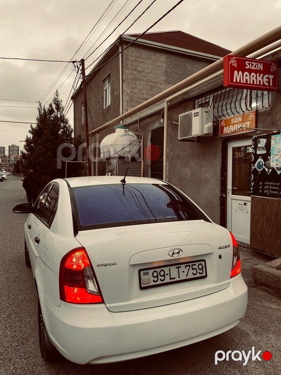 Hyundai Accent, 1.4 L, 2008 il, 410 000 km — Avtomobillər, Bakı (6)