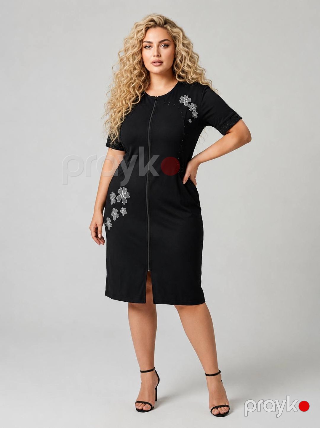 Gündəlik don 0399610, qara, pambıq, ölçü 6XL — Mallar, Bakı (3)