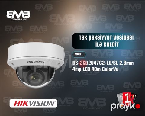 Müşahidə kamerası Hikvision DS-2CD2047G2-LU_SL — Bakı