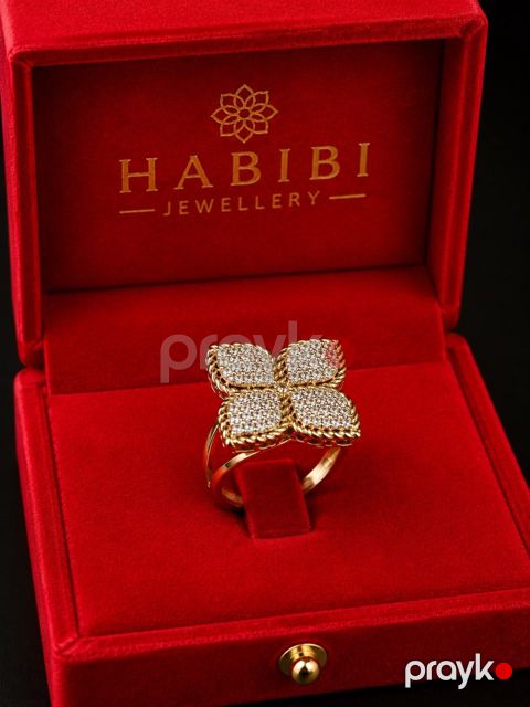 Qadın üçün qızıl üzük Habibi Jewellery HJ226 — Bakı