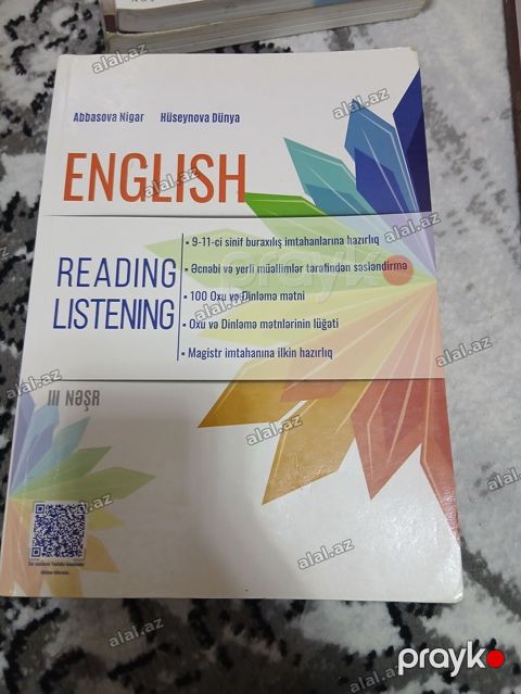 Məhsul: “Englısh – Reading & Listening” (III nəşr) Müəlliflər — Bakı
