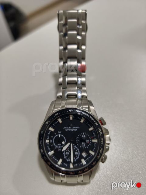 Orijinal Jacques Lemans saatı. Çox az istifadə olunub. Greenwich saat — Digah