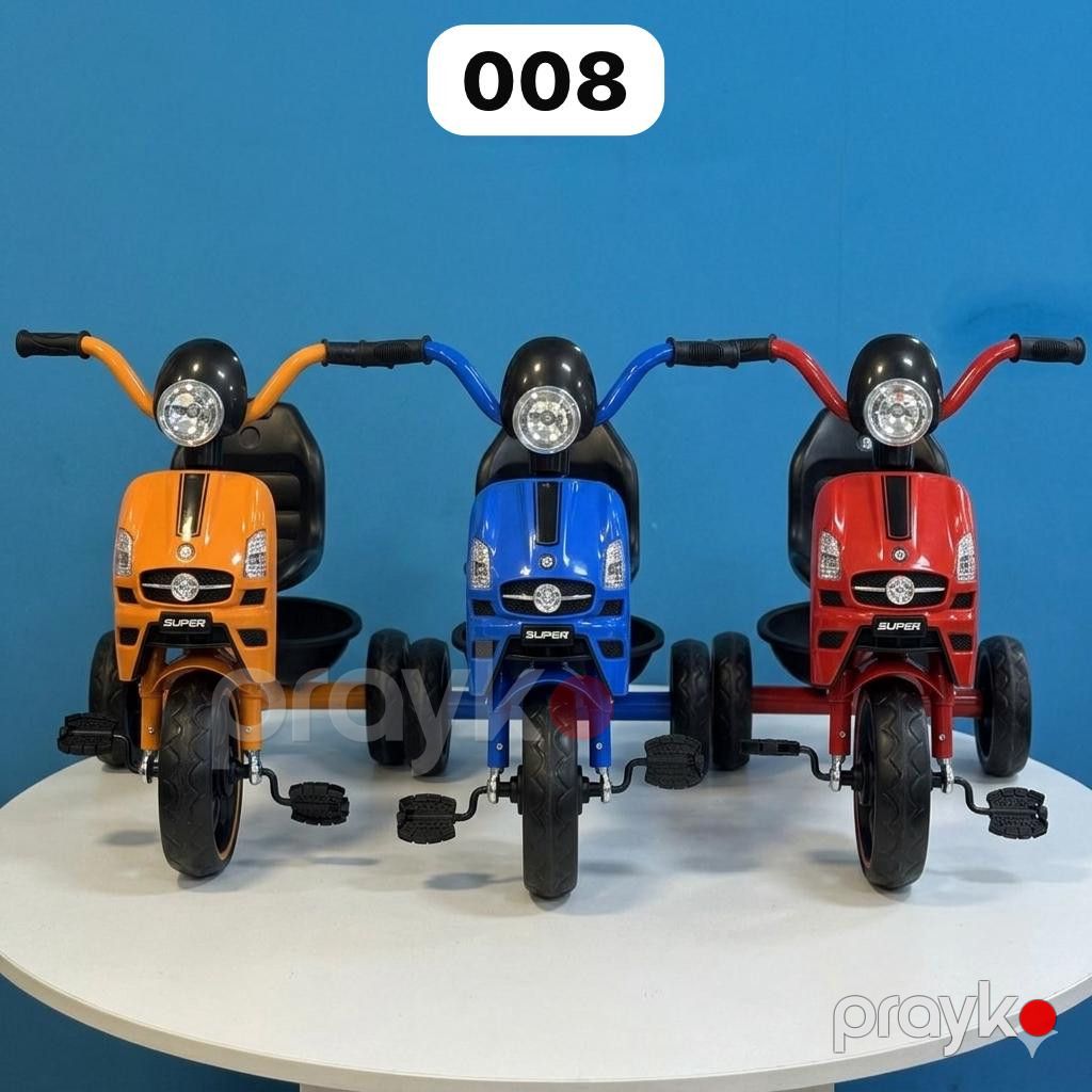 Üçtəkərli velosiped ABC008, narıncı, 2-5 yaş — Mallar, Bakı (3)