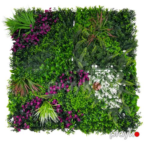 Süni yaşıllıq divar paneli 624s, plastik, 100x100 sm — Bakı