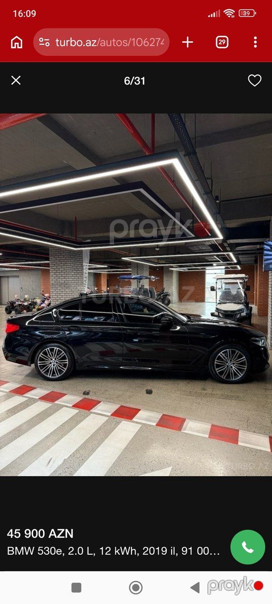 BMW 530, 2019 il — Avtomobillər, Bakı (6)
