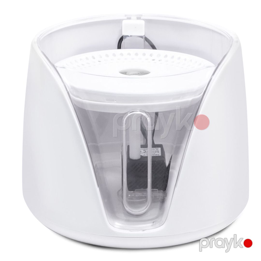 İtlər və pişiklər üçün içməli su fontanı Triol Geyzer, ağ, 2 l, 20х16 sm — Mallar, Bakı (2)