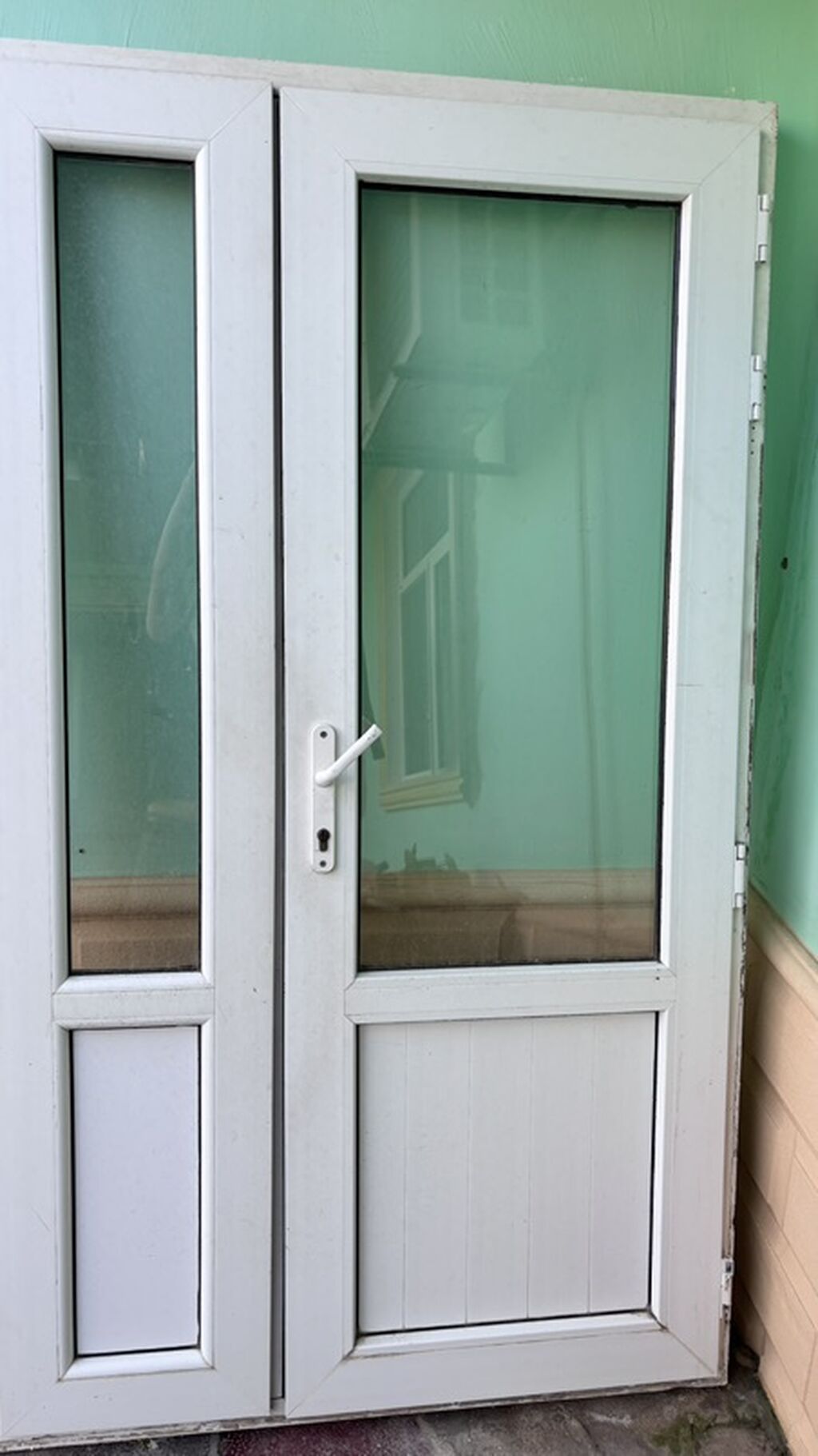 Satılır: qapı və pəncərə dəsti - Dəmir giriş qapısı - Rəng: tünd — Pəncərələr, qapılar, balkonlar, Digah (2)