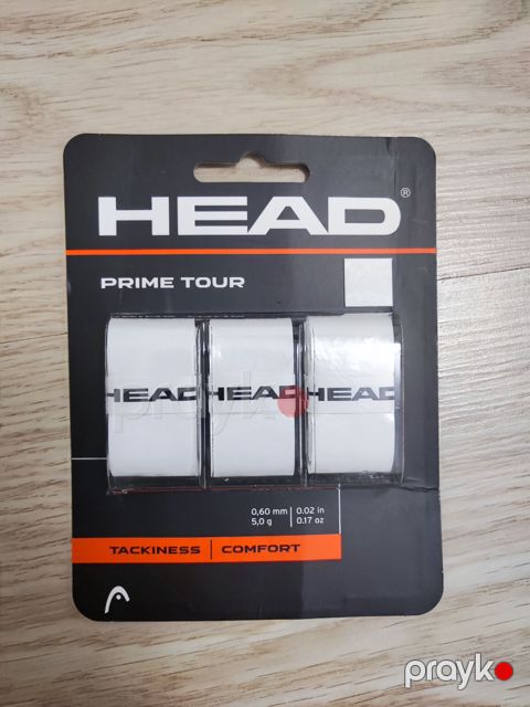 Tennis Overgrip Head Prime Tour, ağ, 3 ədəd — Bakı