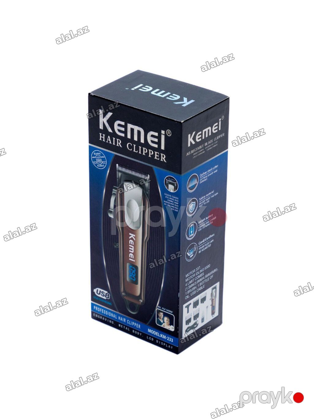Taraş Aparatı Kemei 233 (bardovu rəng) / Kemei 232 (Ağ rəng) Üz Saç — Elektronika, Bakı (2)