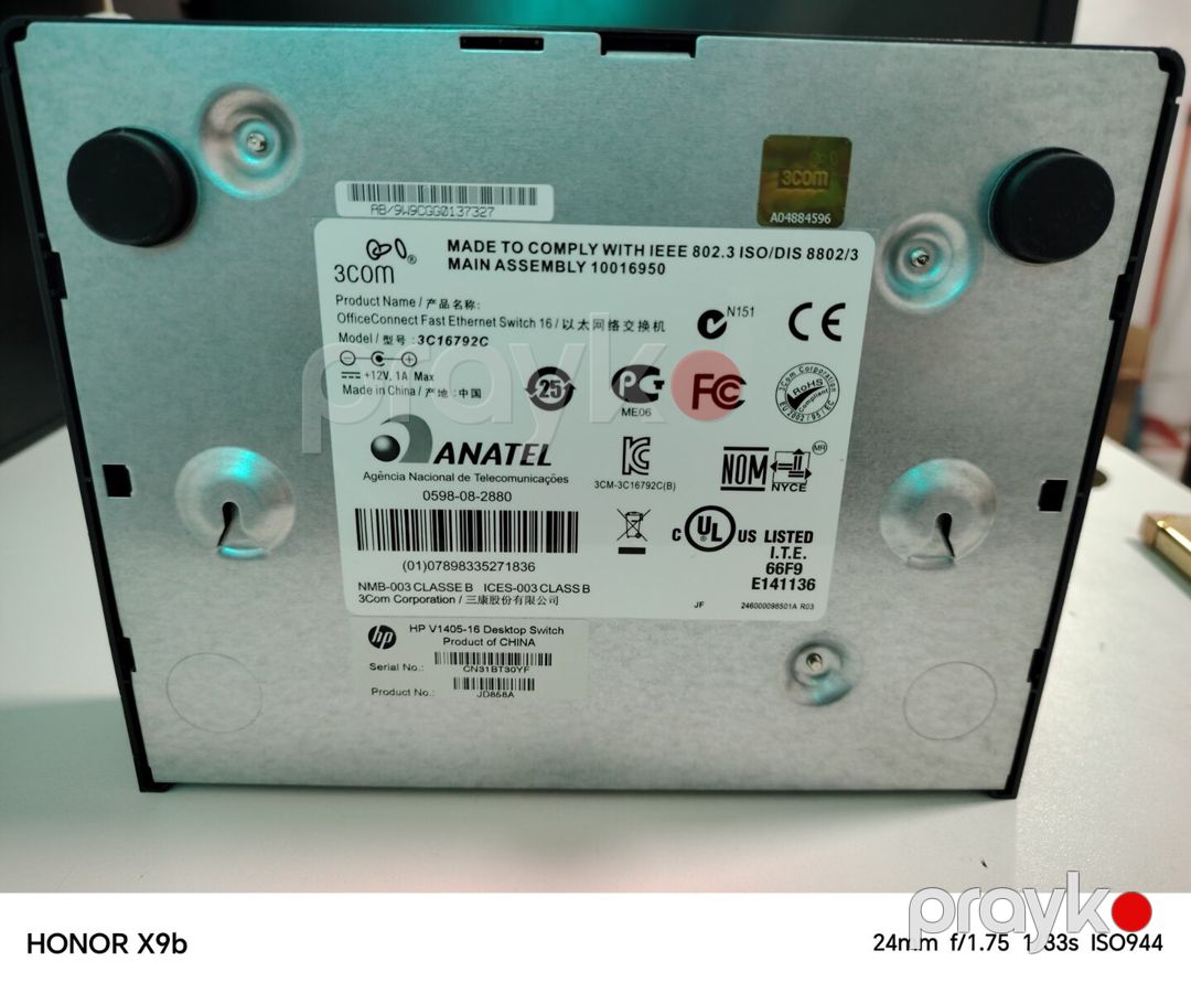 Office Connect, Fast Ethernet Switch 16 port — Şəbəkə və server avadanlığı, Bakı (3)