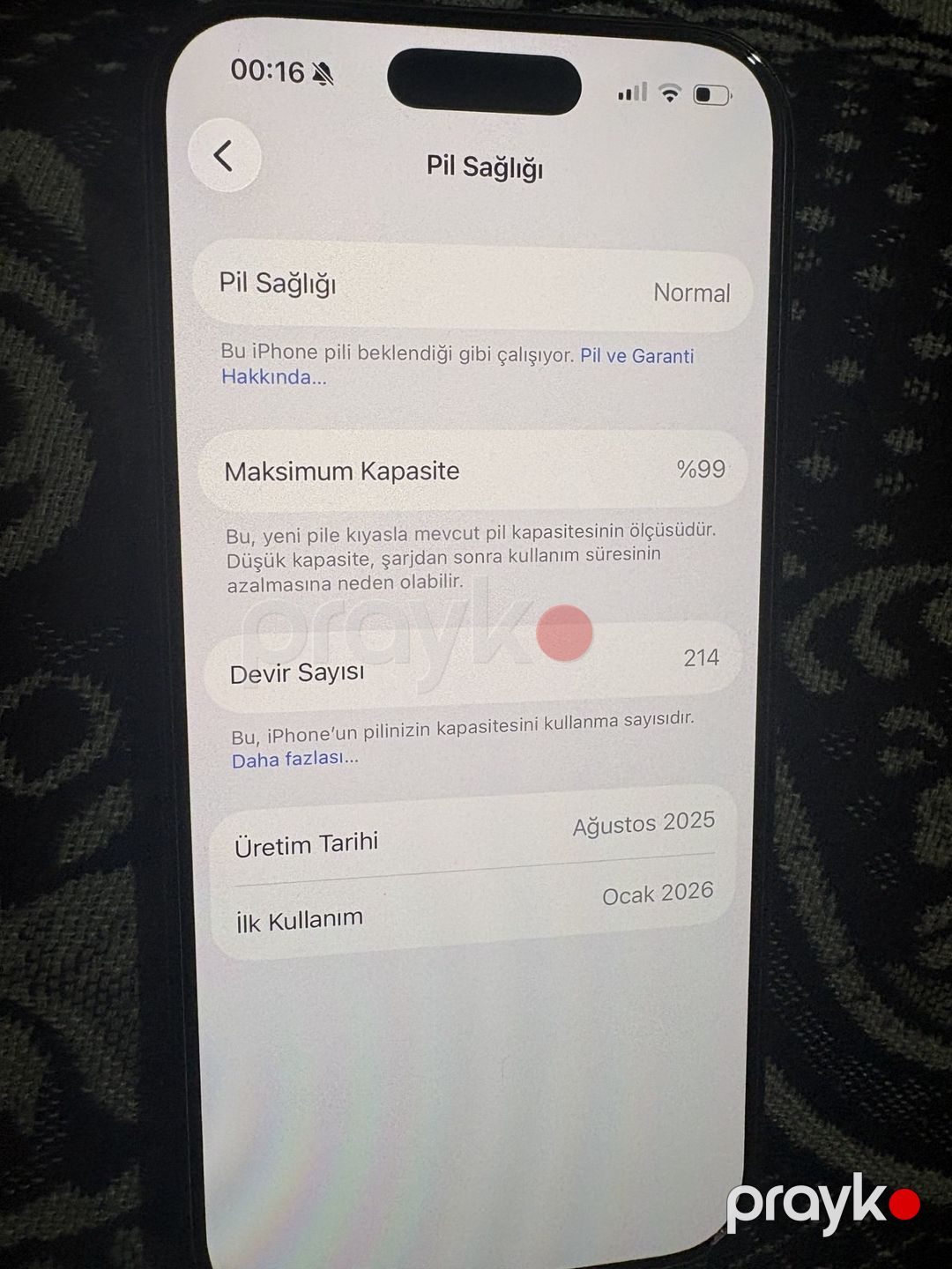 Apple iPhone 16 Pro Desert Titanium 128GB/8GB — Smartfonlar, Bakı (2)