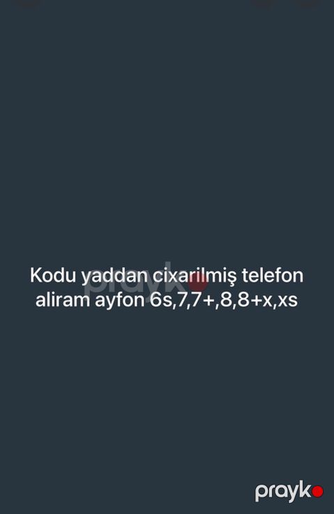 Xidmət: iPhone modellərinin alışı Açıqlama: - Kodu yaddan çıxarılmış — Bakı
