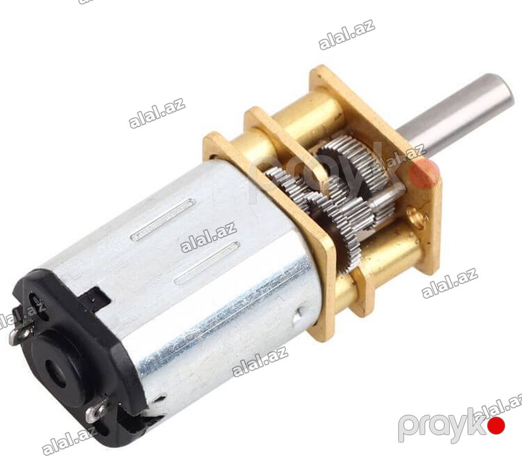 Başlıq: 6V 2000 RPM Reduktorlu Mikro DC Motor – 12mm Kateqoriya — Elektronika, Bakı (3)