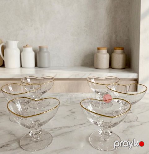 Dondurma qabı dəsti NP137, şüşə, 6 əd — Bakı