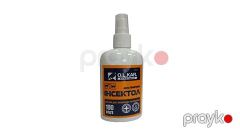 İnsektol it və pişiklər üçün, birə və gənə əleyhinə, 100 ml — Bakı