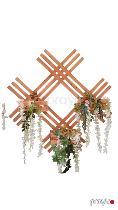 Taxta dekor 133x133x45 — Bakı
