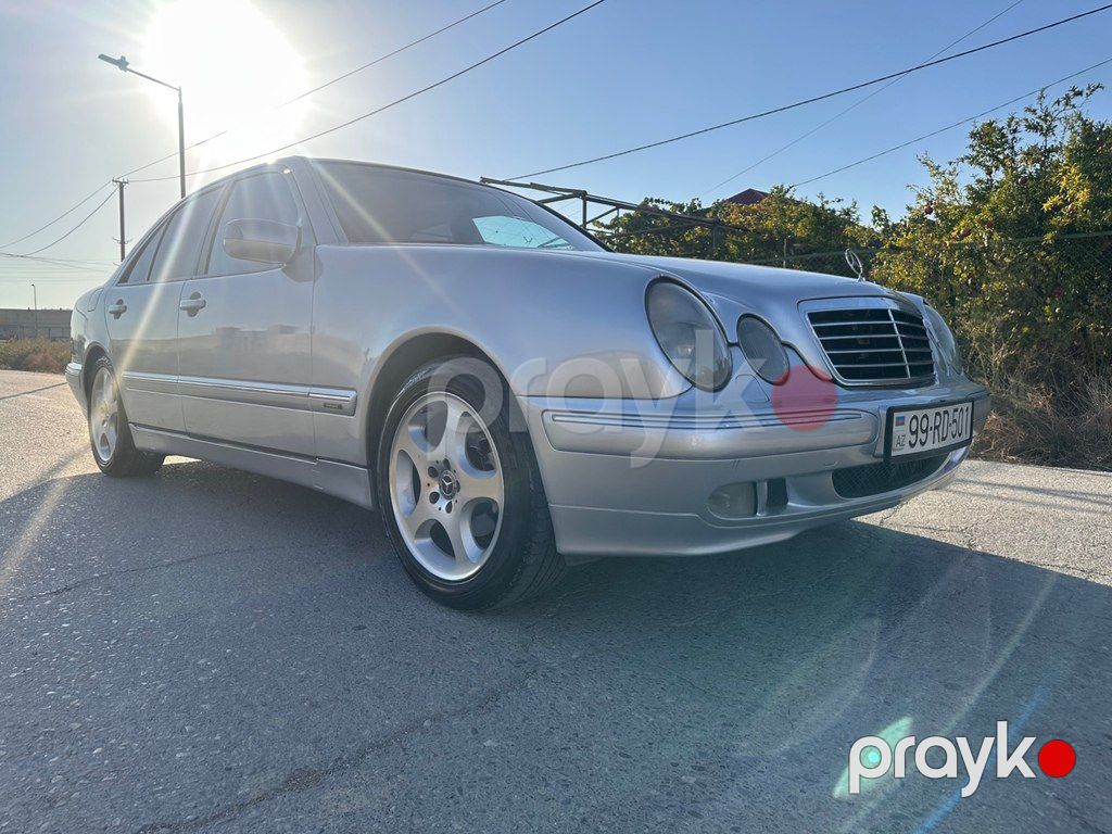 Mercedes E 200, 2.2 L, 2001 il, 400 000 km — Avtomobillər, Bakı (6)