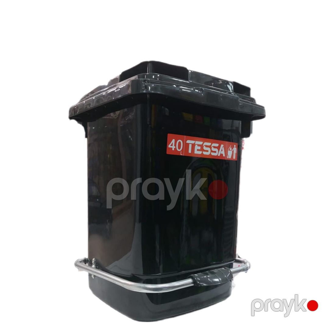 Zibil qabı Tessa, pedallı, qara, 40 l — Mallar, Bakı (2)