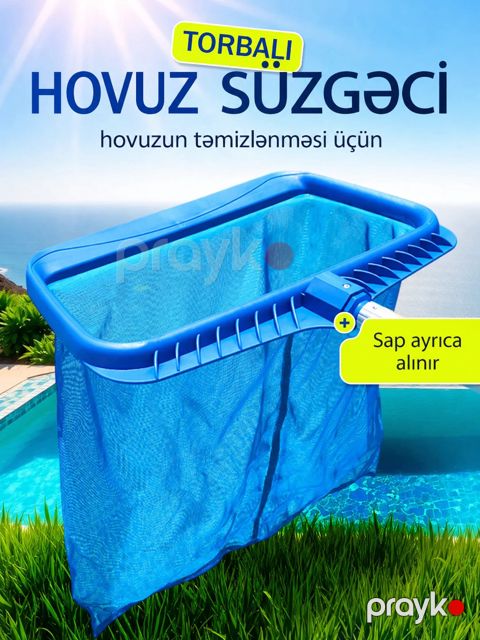 Hovuz təmizləmə toru dərin Mavi