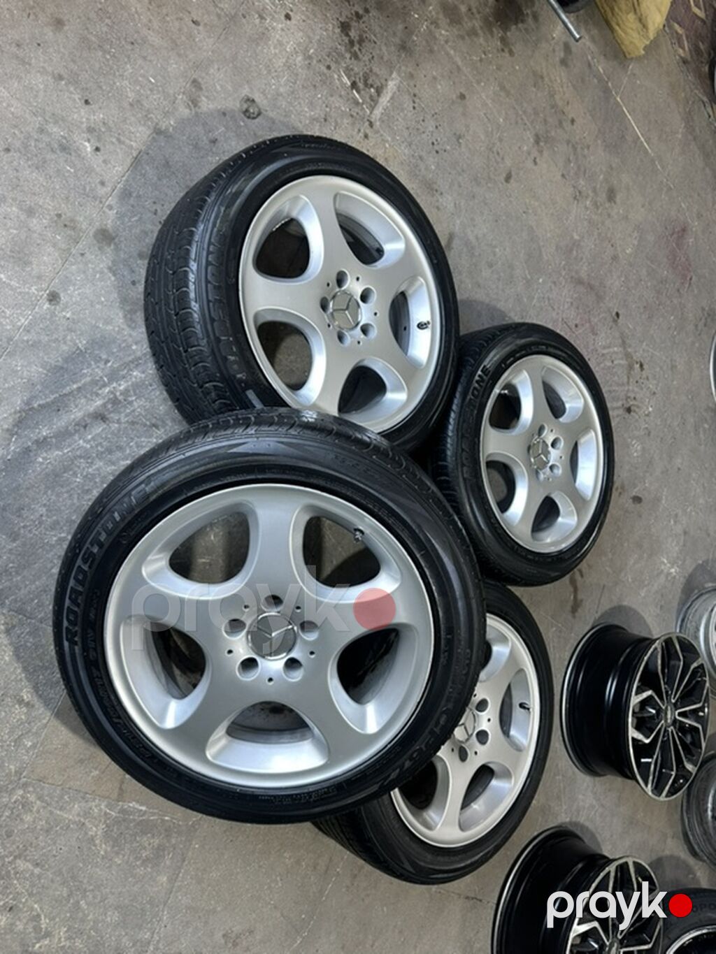 R 17 sador. Catsiz svraksiz zavod. Barter var. Mercedes-Benz üçün — Diskləri, Digah (3)