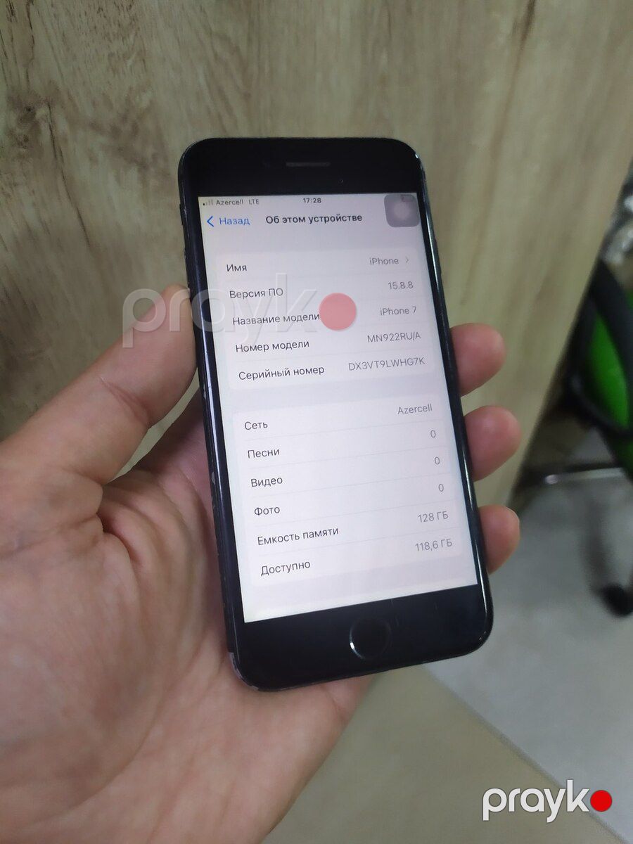 Apple iPhone 7 Black 128GB — Smartfonlar, Bakı (5)