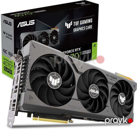 Videokart Asus GeForce RTX 4070 Super, 16 GB, İşlənmiş — Sumqayıt