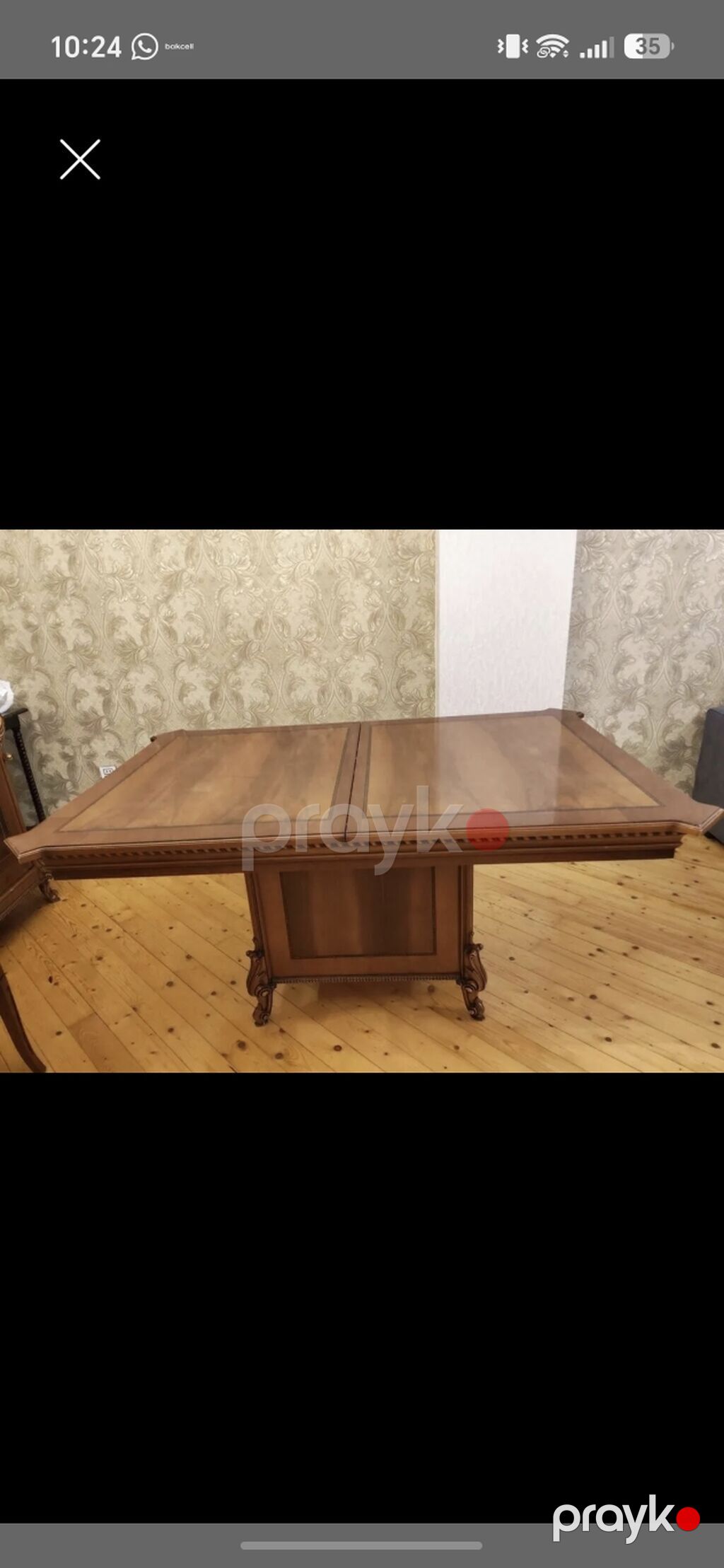 Klassik üslubda yemək otağı dəsti - Material: təbii ağac karkas — Masalar və stullar, Masazır (2)