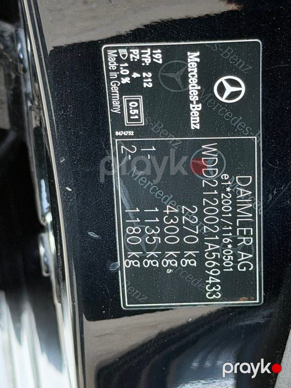 Mercedes E 220, 2.1 L, 2011 il, 244 390 km — Avtomobillər, Tovuz (12)