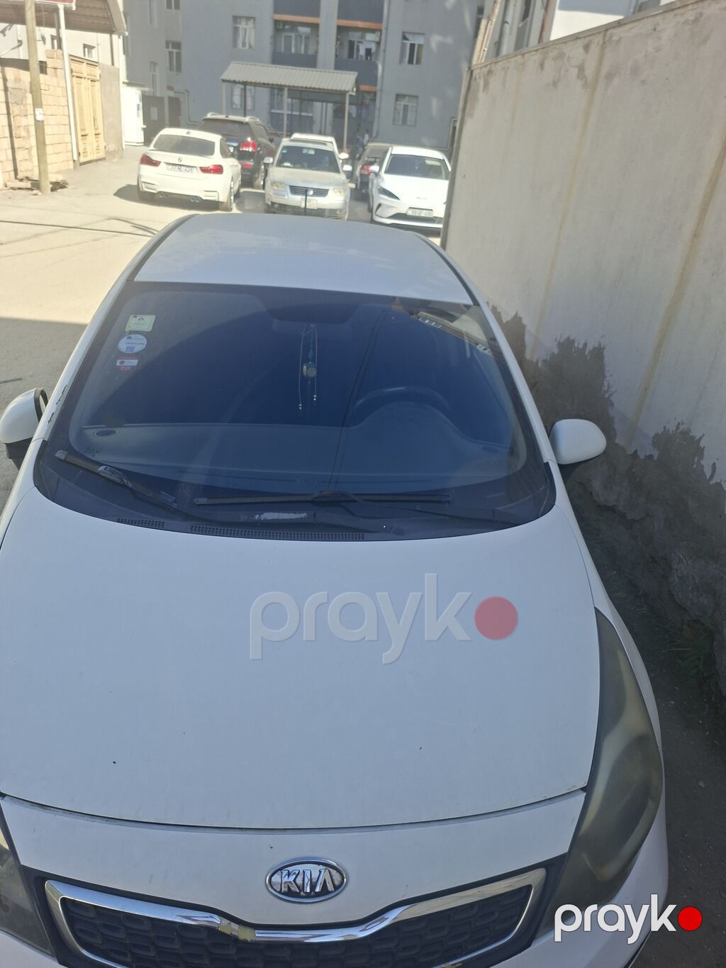 Kia Rio sedan – ağ rəng, 4 qapı, Azərbaycanda qeydiyyat (90-NR-687 — Avtomobillər, Masazır (5)