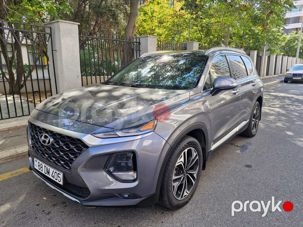 Hyundai Santa Fe, 2.0 L, 2019 il, 94 000 km — Avtomobillər, Bakı (11)