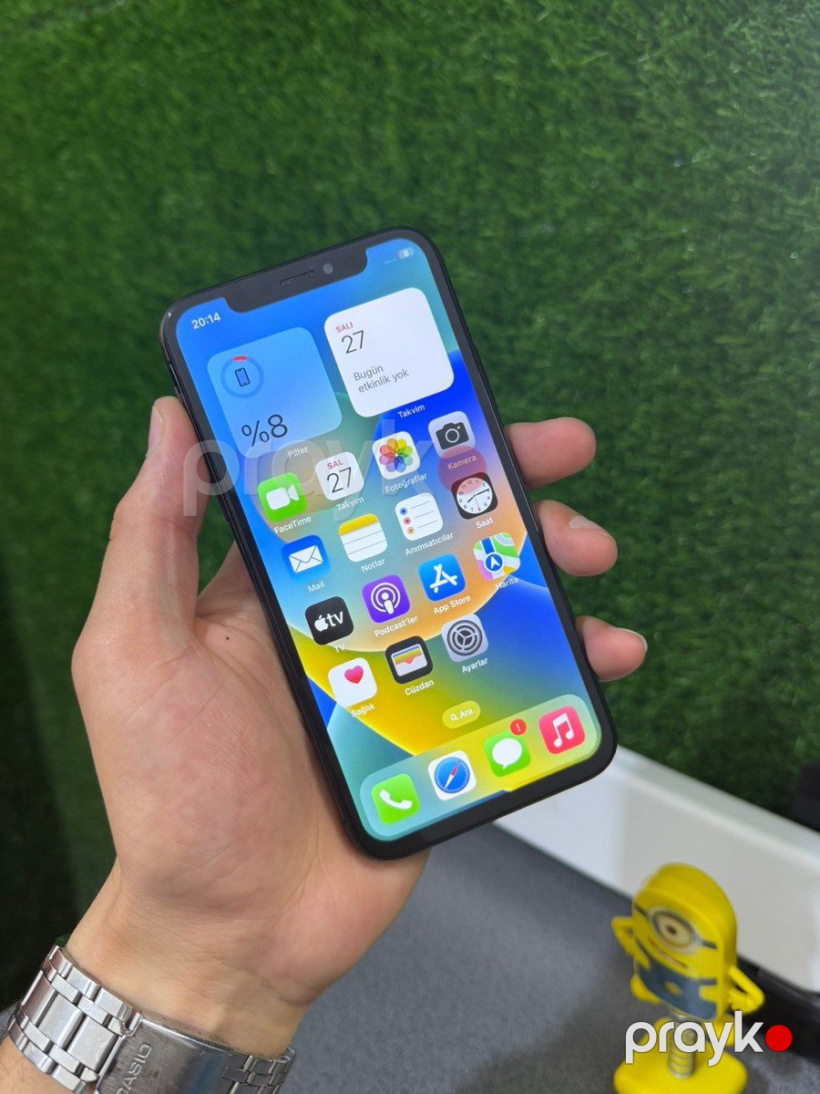 Apple iPhone X Space Gray 64GB/3GB — Smartfonlar, Bakı (2)