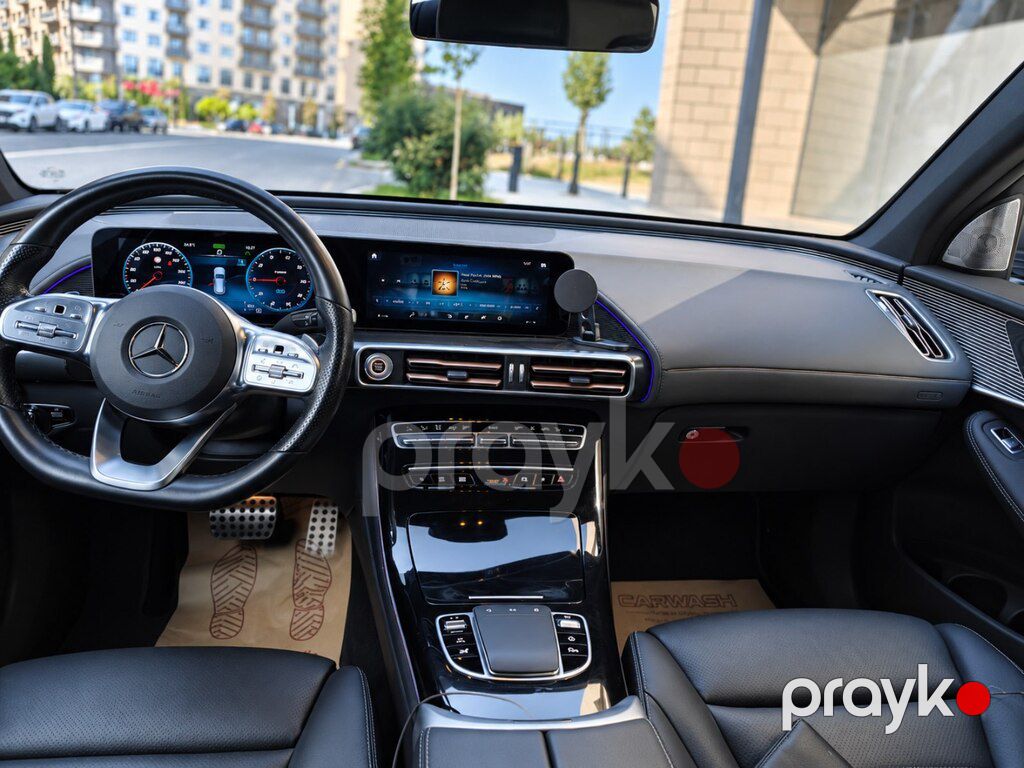 Mercedes EQC 400 4MATIC, 80 kWh, 2022 il, 32 000 km — Avtomobillər, Bakı (3)