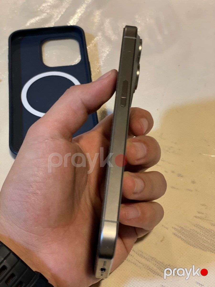Apple iPhone 15 Pro Natural Titanium 128GB/8GB — Smartfonlar, Gəncə (4)