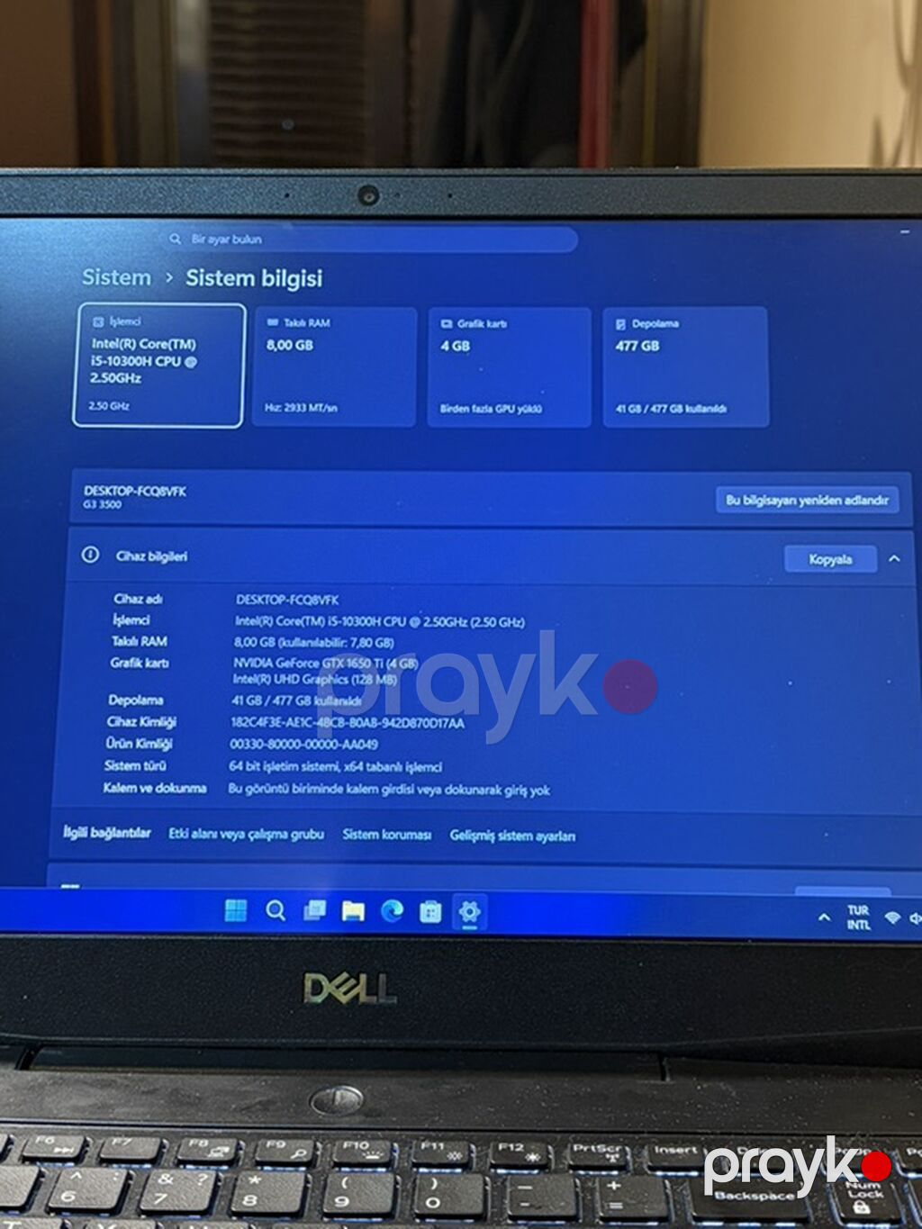 Dell G3 15 (3500) oyun və iş noutbuku Texniki göstəricilər — Dell, Bakı (4)