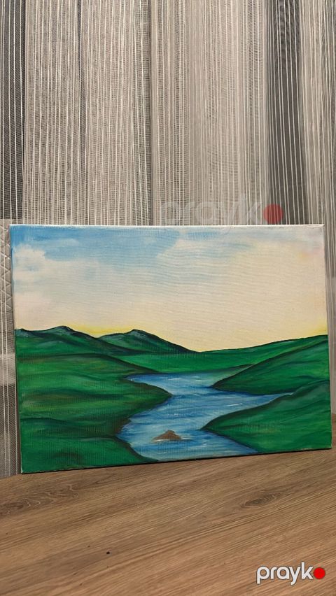 Yağlı boya ilə çəkilmiş əl işi rəsm satılır 19 azn Ölçü 40x30
