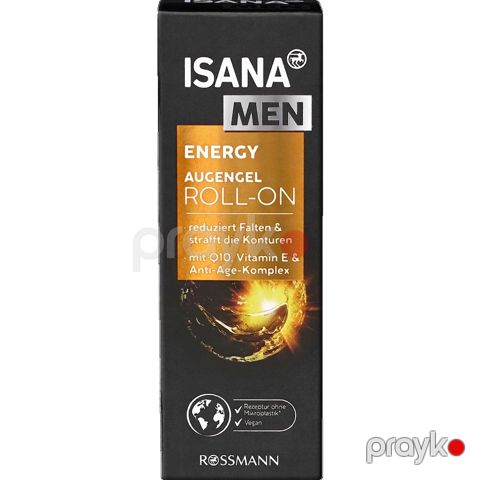 Göz ətrafı dəri üçün gel Isana Men Energy Augengel Roll-On, 15 ml — Bakı
