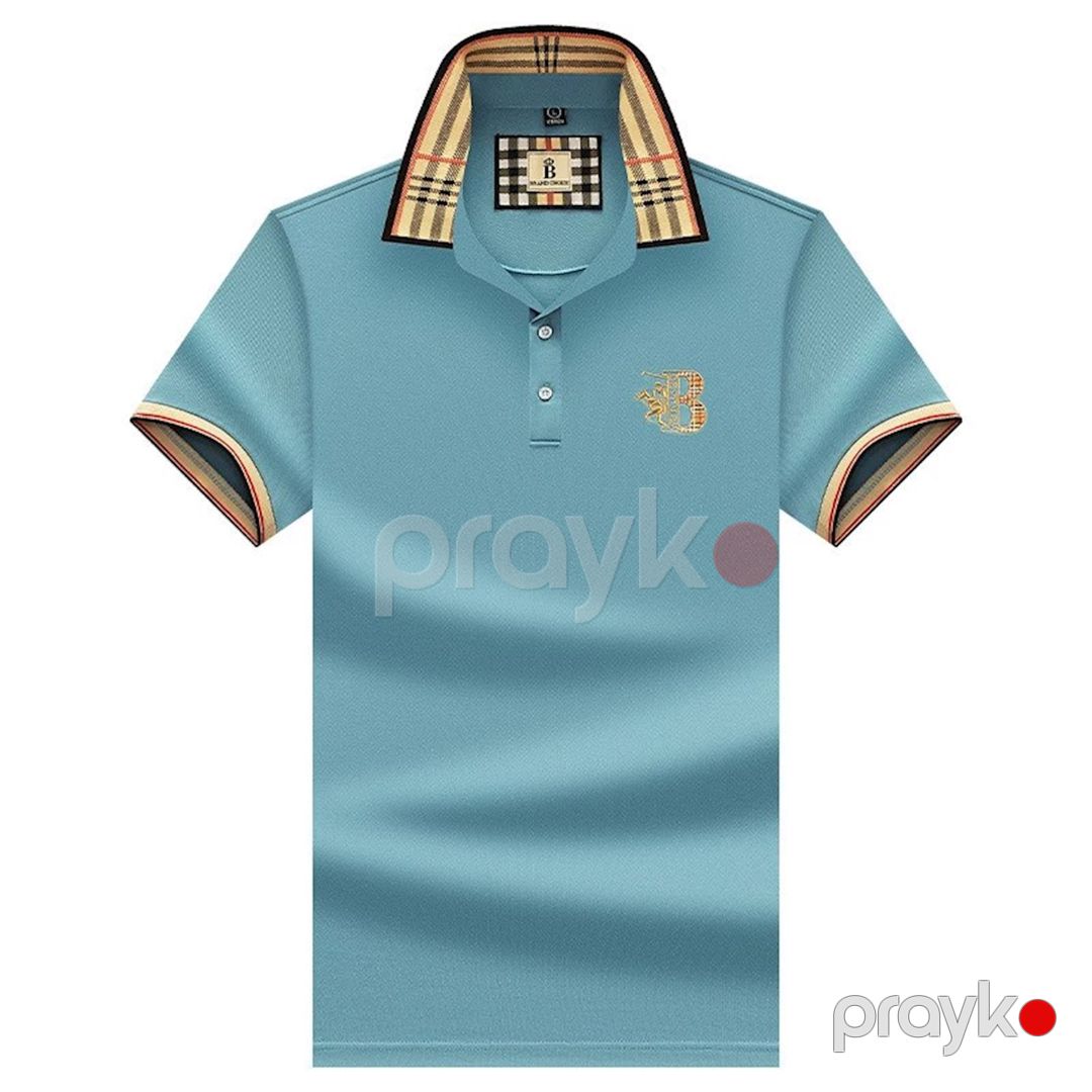 Kişilər üçün polo 44-759, mavi, pambıq, ölçü XXL — Mallar, Bakı (2)