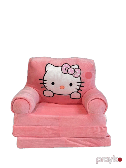 Hello Kitty Uşaq üçün Açılan Plüş Krem-Kreslo (50 sm) – Çəhrayı — Uşaqlar üçün hər şey, Bakı (4)