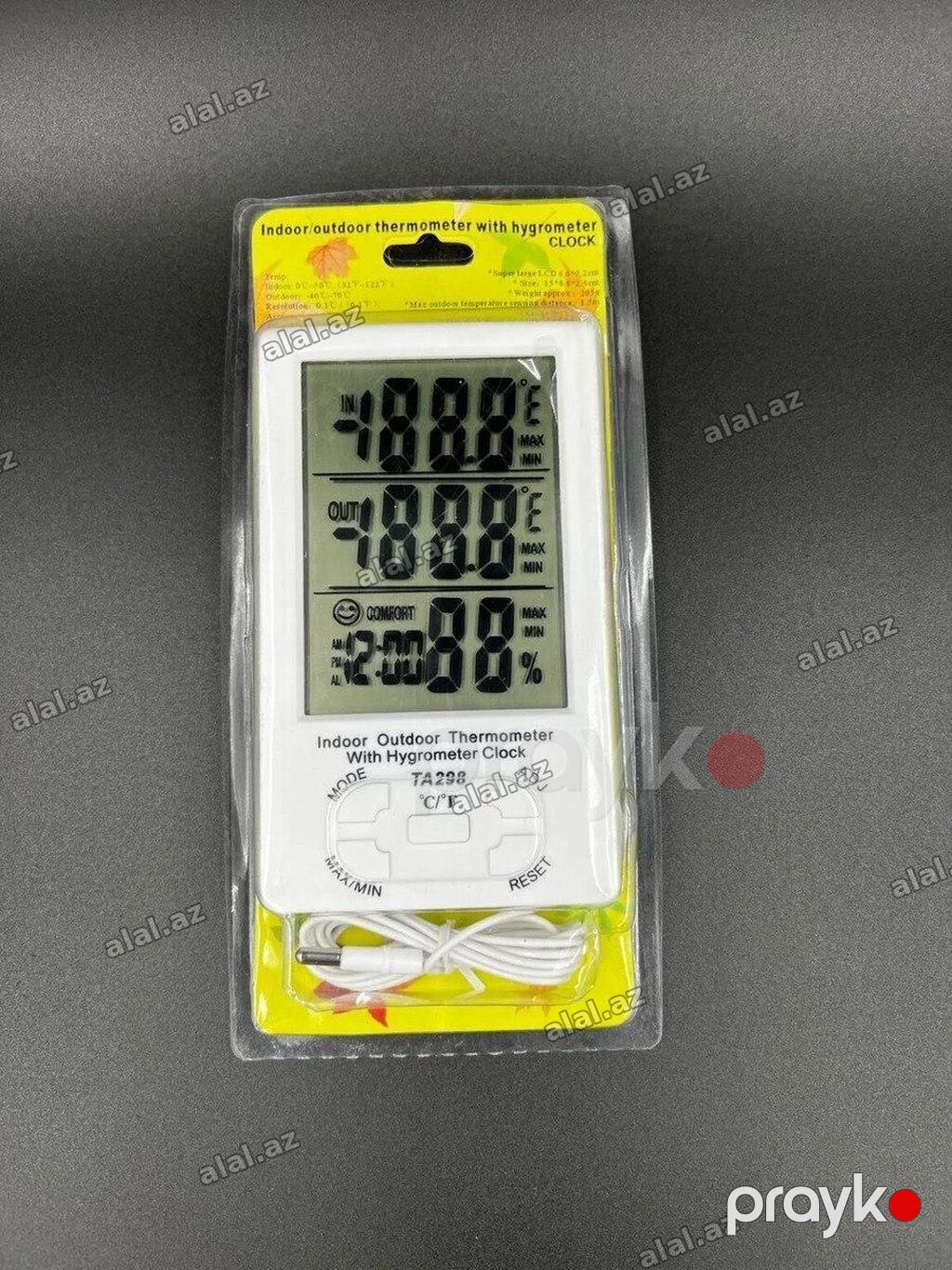 Termometr TA-298 Termometr TA-298 – Yüksək Dəqiqliklə Temperatur və — Termometrlər, Bakı (4)