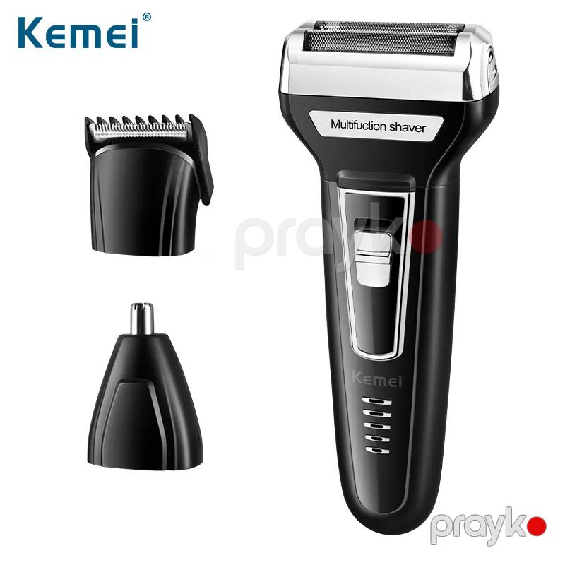 Kemei 3-ü 1-də Elektrikli Təraş Maşını Çoxfunksiyalı Trimmer Üzqırxan Saç Saqqal Kəsici 220vt — Usturalar, trimmerler və epilyatorlar, Bakı (2)